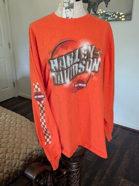 Y2K Gene Lummus Harley Davidson Long Sleeve T-shirt